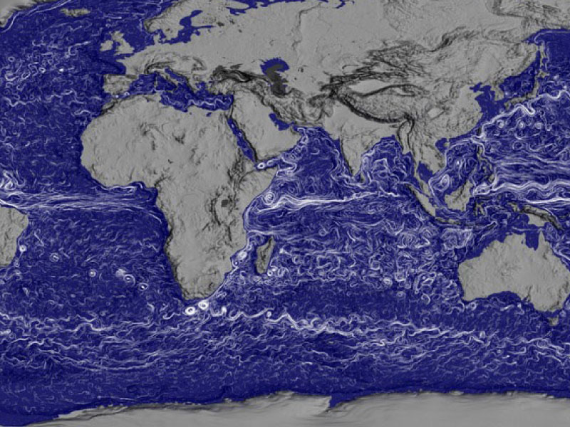 Visualization of ocean currents